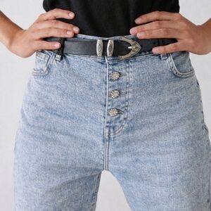 Ba&sh Scott Jeans Bijoux Button Fly